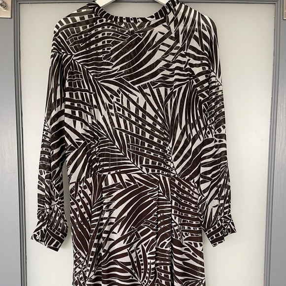 Zara dress with floral print size L - Picture 3 of 8